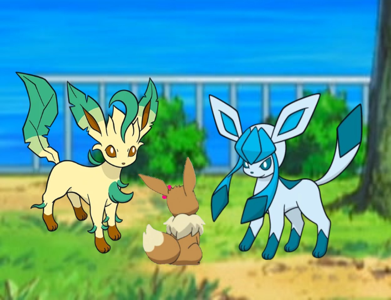 Eeveelutions (Pokemon Quest) by kxren on DeviantArt