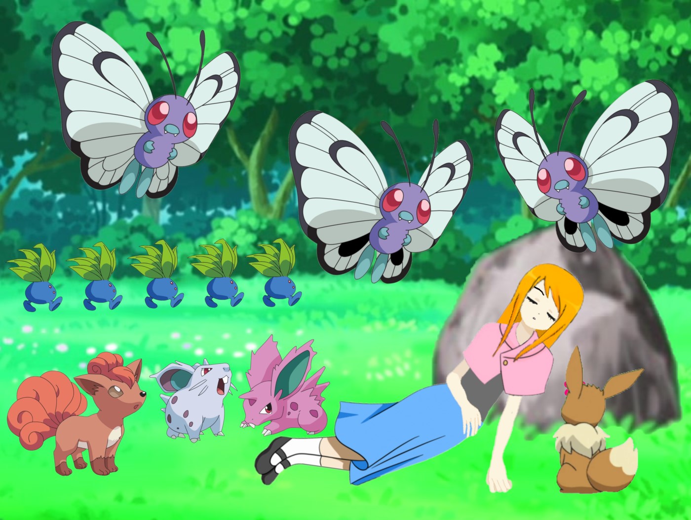 Pokemon Quest: Emily at the Eeveelution Day Care by WillDinoMaster55 on  DeviantArt