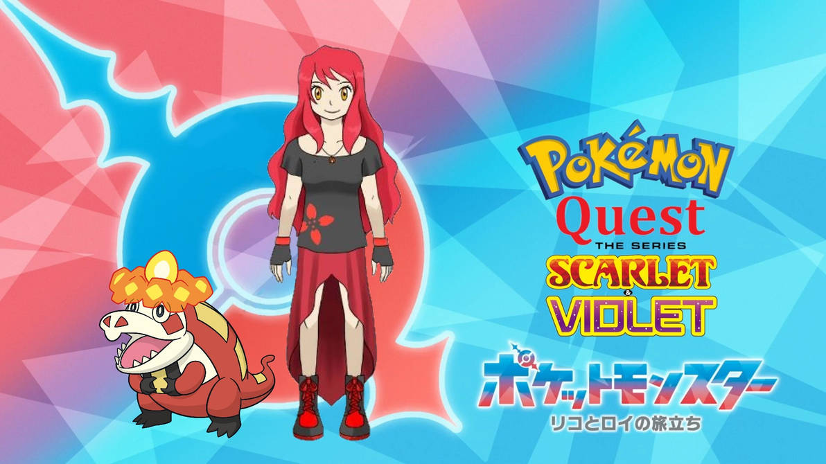 Pokemon Quest Eyecatch (Bridget + Crocolar) by WillDinoMaster55 on
