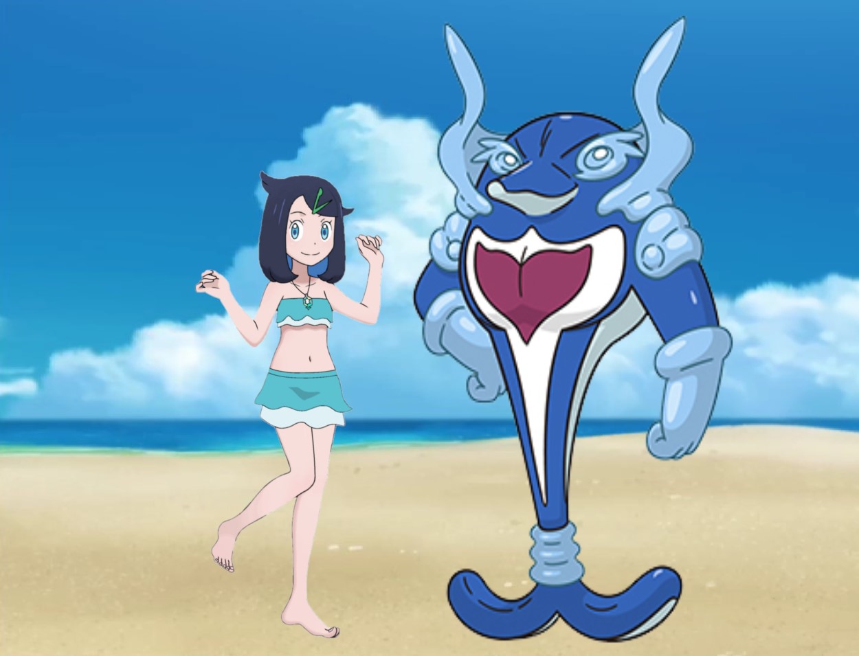 Liko and Palafin (Pokemon Horizons) by WillDinoMaster55 on DeviantArt