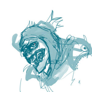 slark dota 2 sketch