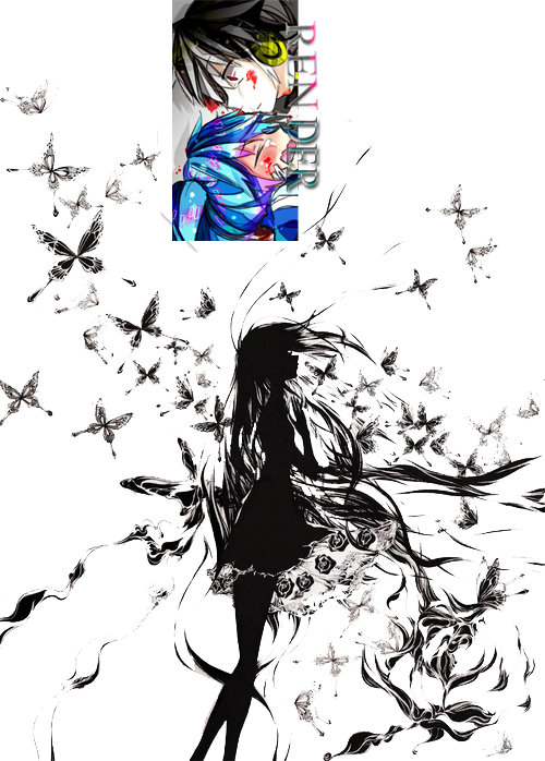 Render anime #4 : anime Black and White by YuuriAoi on DeviantArt Render anime #4 : anime Black and White by YuuriAoi on DeviantArt