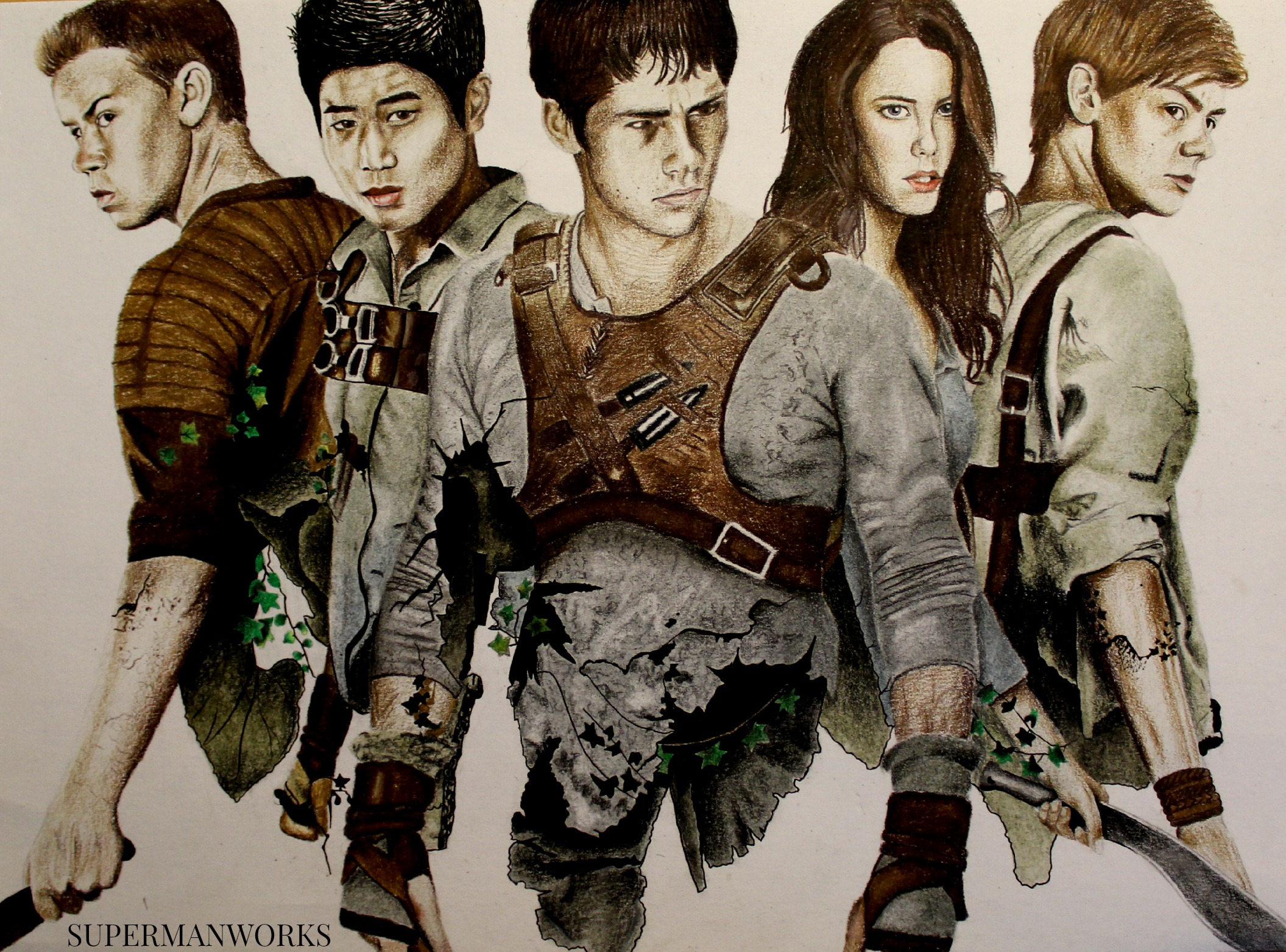 Maze Runner Thomas Newt Minho - Diamond Painting - Diamond