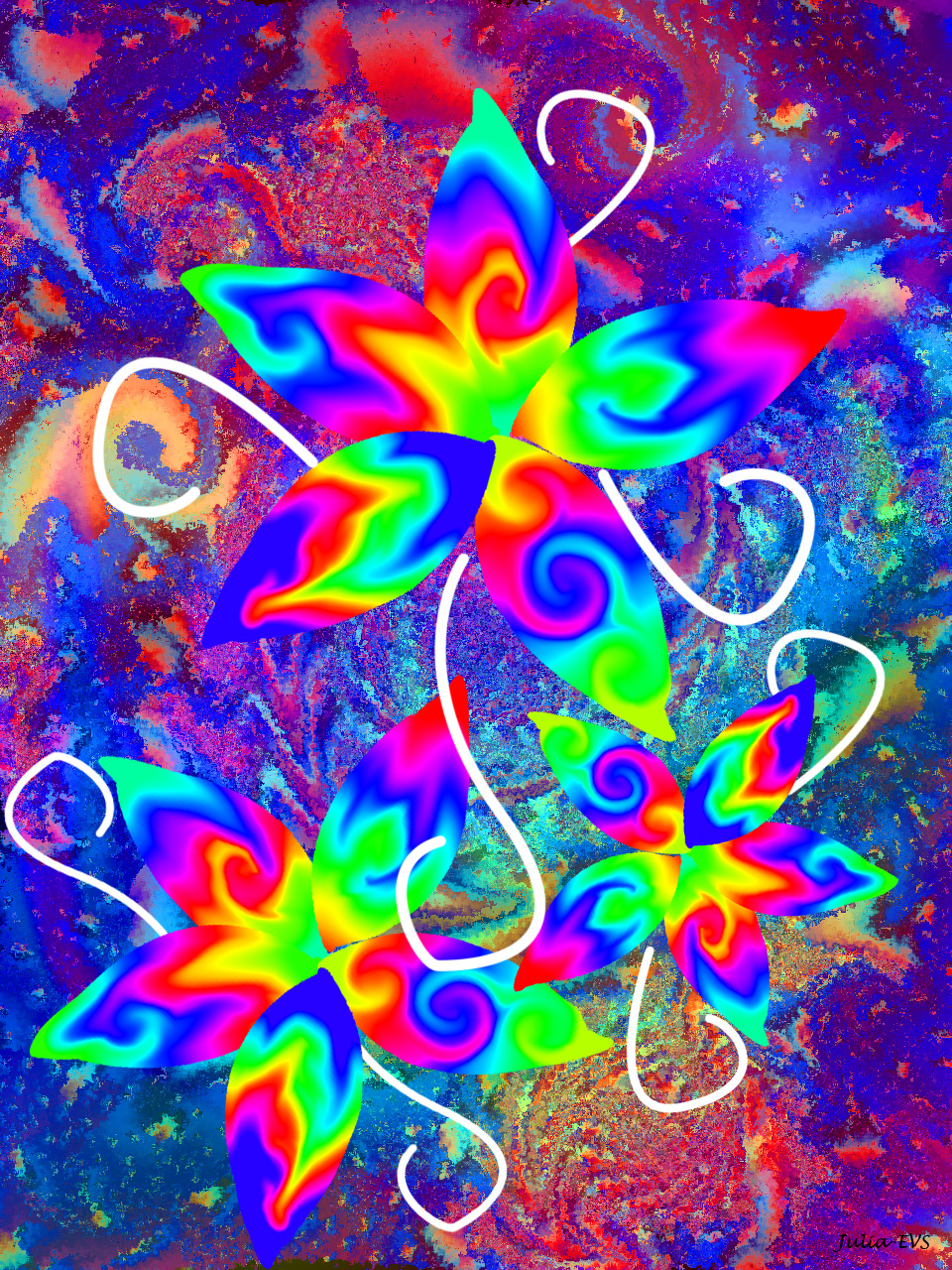 Flores coloridas by Julia-EVS on DeviantArt Flores coloridas by Julia-EVS on DeviantArt