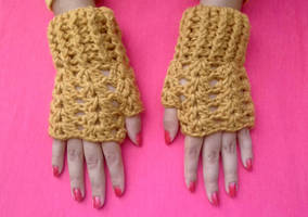 Guantes mostaza