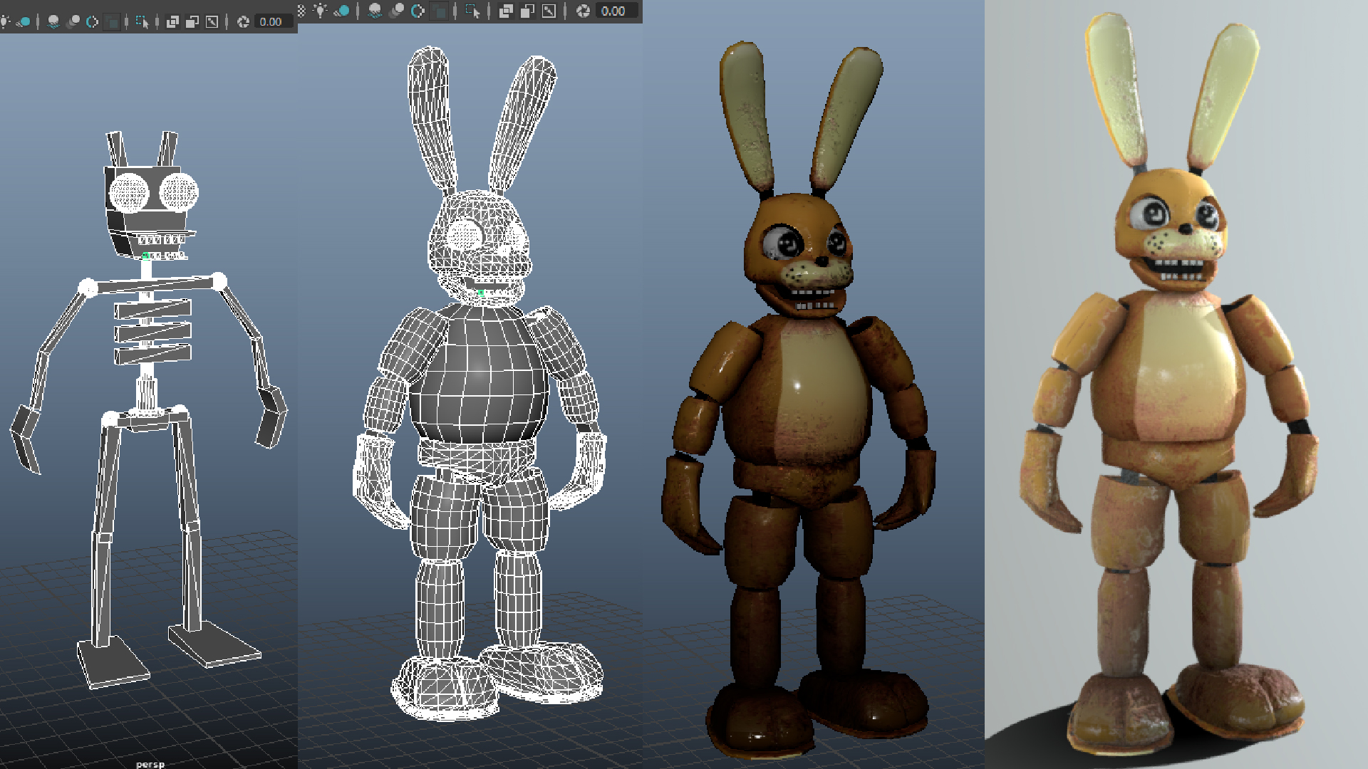 Rust Animatronics Rusty Rabbit v1.0 - Animatronic (OC) by Huntermanx on DeviantArt