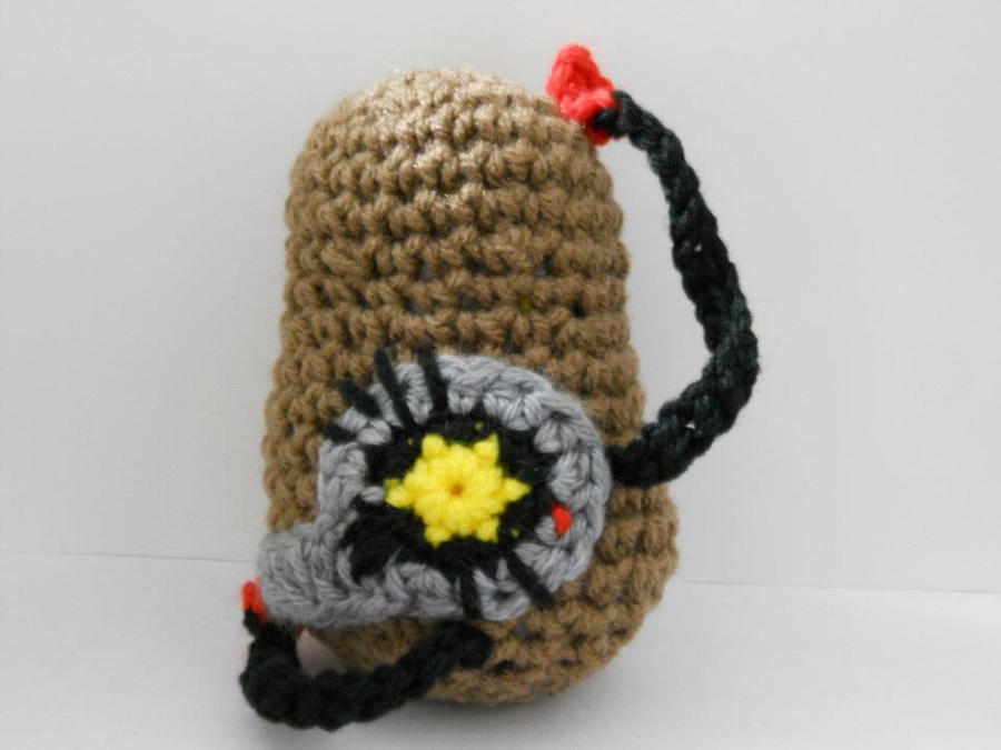 GlaDOS Potato Amigurumi