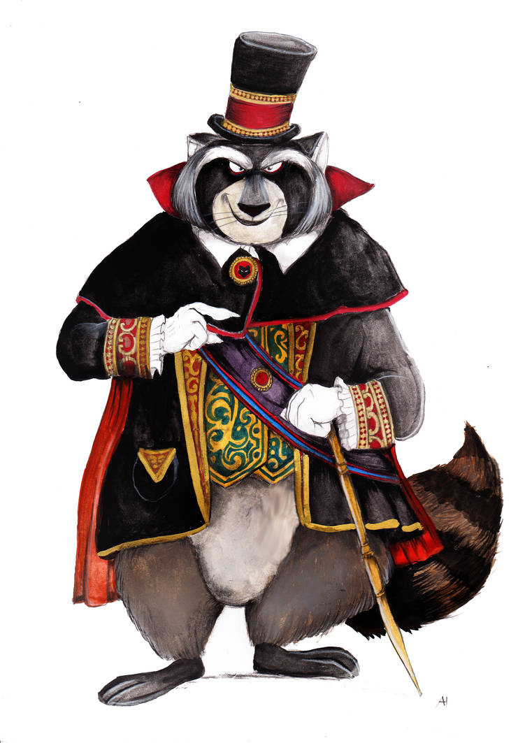 Unemployed Raccoon Nut Job Raccoon by AnthonyDisneyArtist on DeviantArt