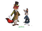 A Victorians Zootopia with Nick Wilde and Judy Hop by AnthonyDisneyArtist A Victorians Zootopia with Nick Wilde and Judy Hop by AnthonyDisneyArtist