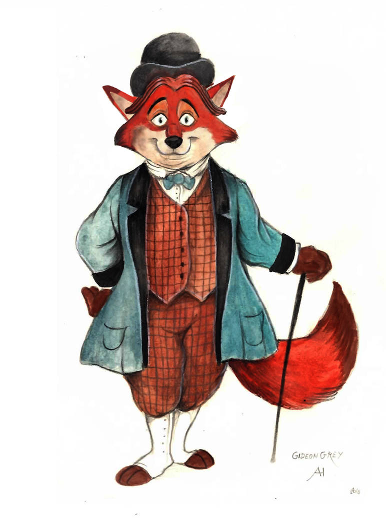 Victorian Zootopia Gideon Grey gentelman by FairytalesArtist