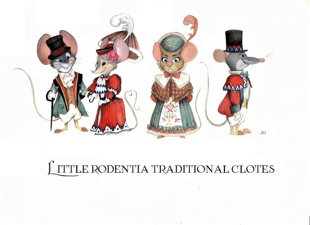 Victorian Zootopia Traditional Clothes 01 by FairytalesArtist