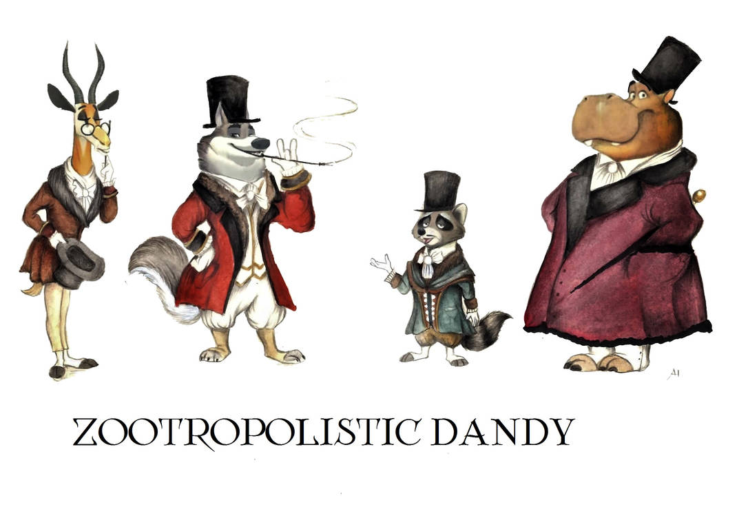 Victorian Zootopia Traditional Clothes 02 by FairytalesArtist