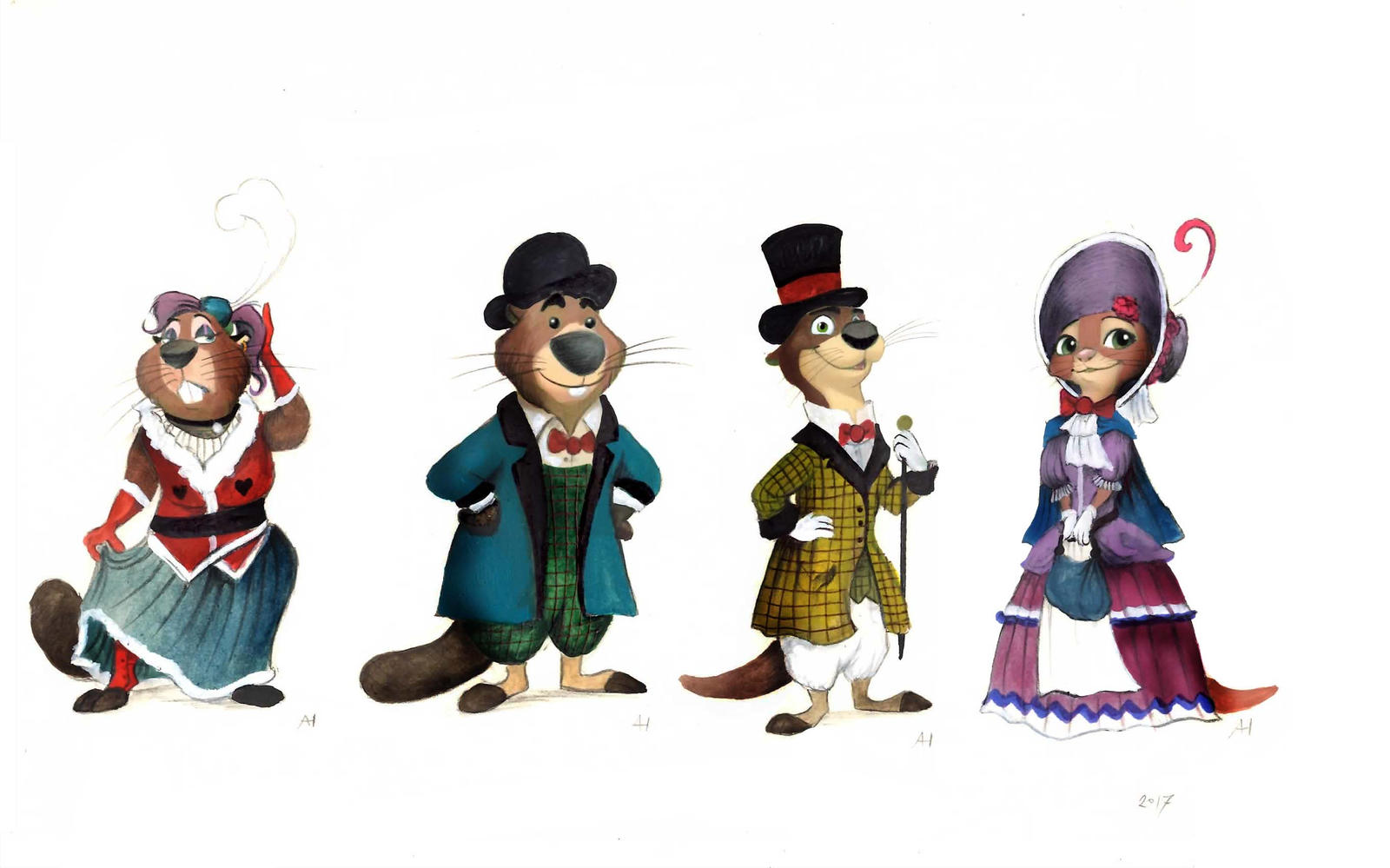 Victorian Zootopia Traditional Clothes 04