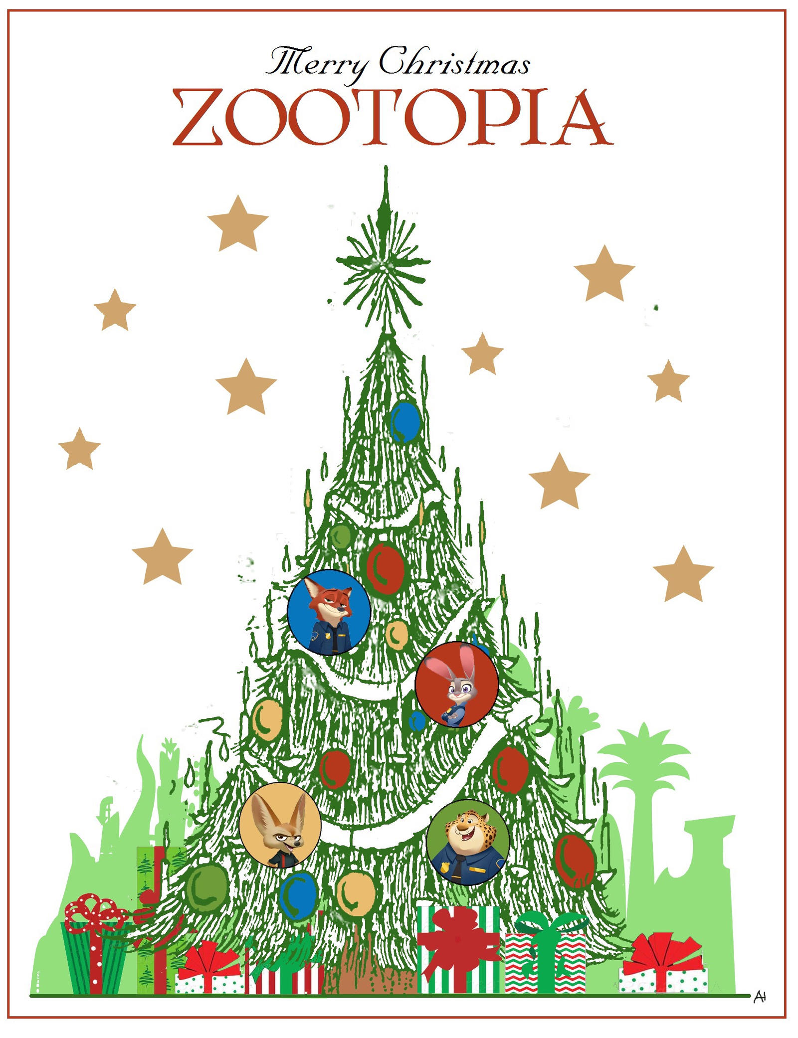 Merry Christmas Zootopia
