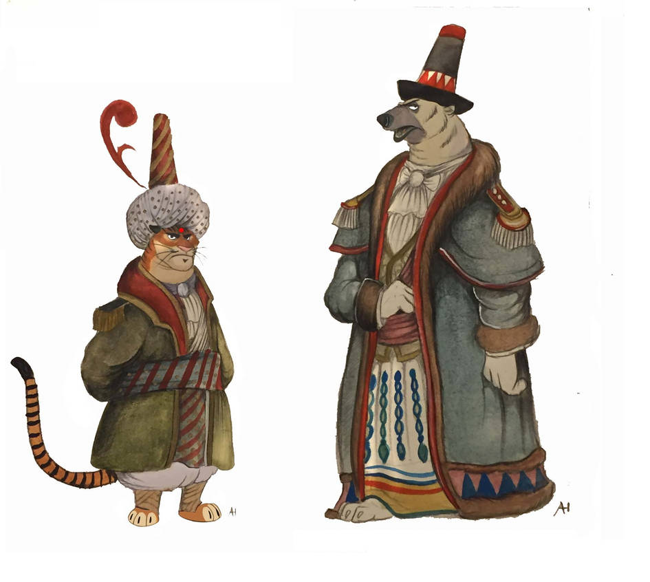 Victorian Zootopia Sultan and King by FairytalesArtist