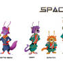 Space Cats size Characters