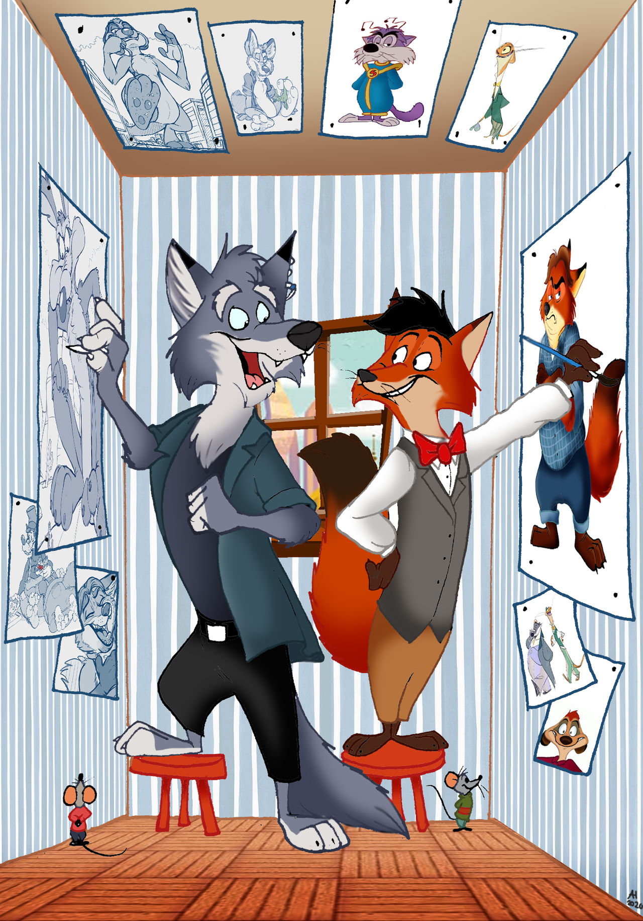 Zootopia Rats Drawings Zootopia Drawing on the Wall by AnthonyDisneyArtist on DeviantArt