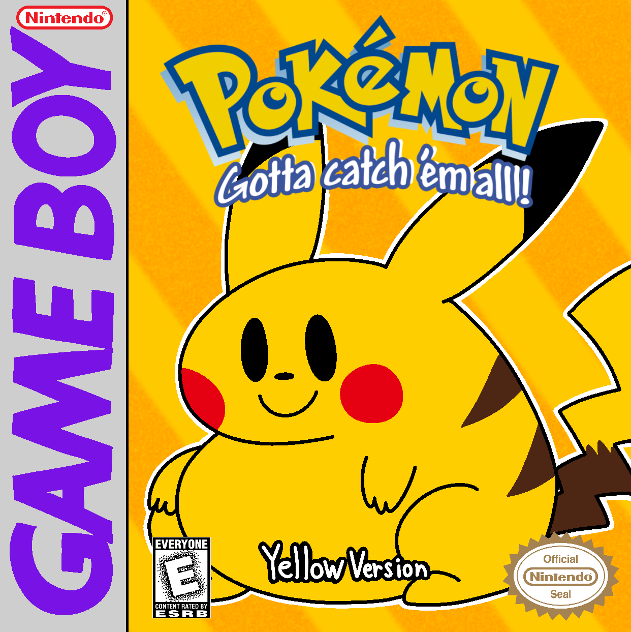 Pokemon: Shocking Yellow Nintendo DS Box Art Cover by E-FlowGFX