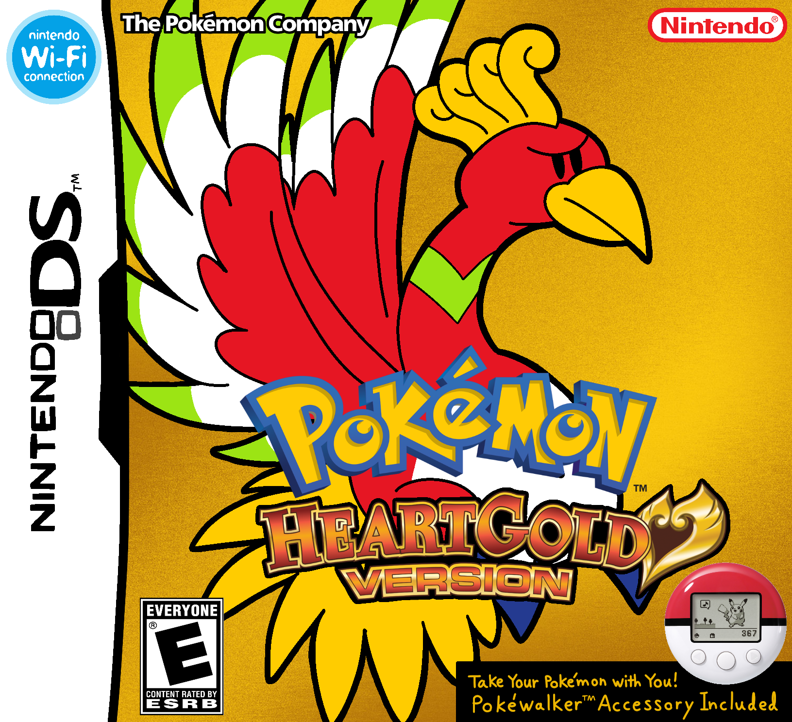 Pokemon HeartGold:English box by princeofpixels on DeviantArt