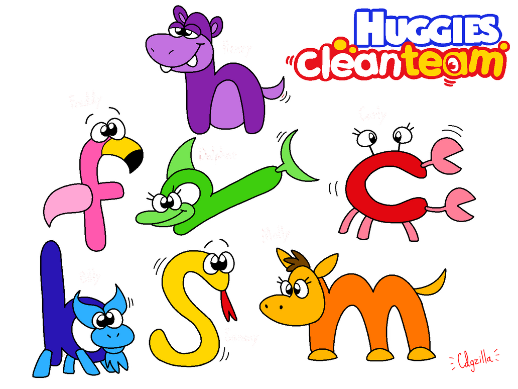 Huggies Clean Team by cdgzilla9000 on DeviantArt