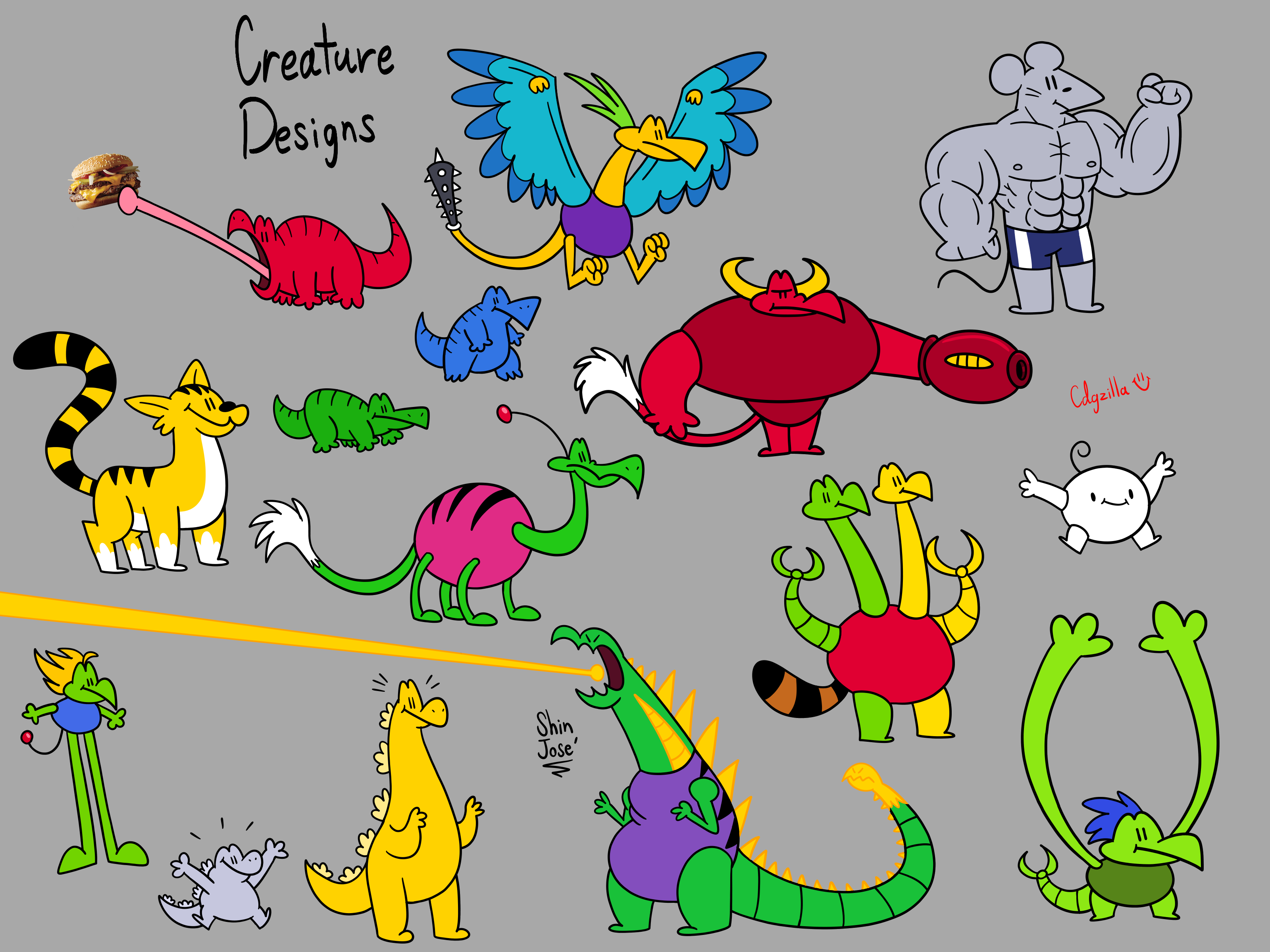Creature Designs by cdgzilla9000 on DeviantArt