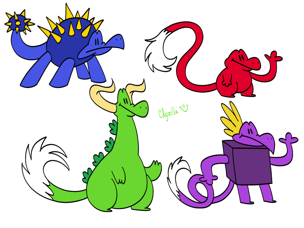 Creature Designs (2) by cdgzilla9000 on DeviantArt