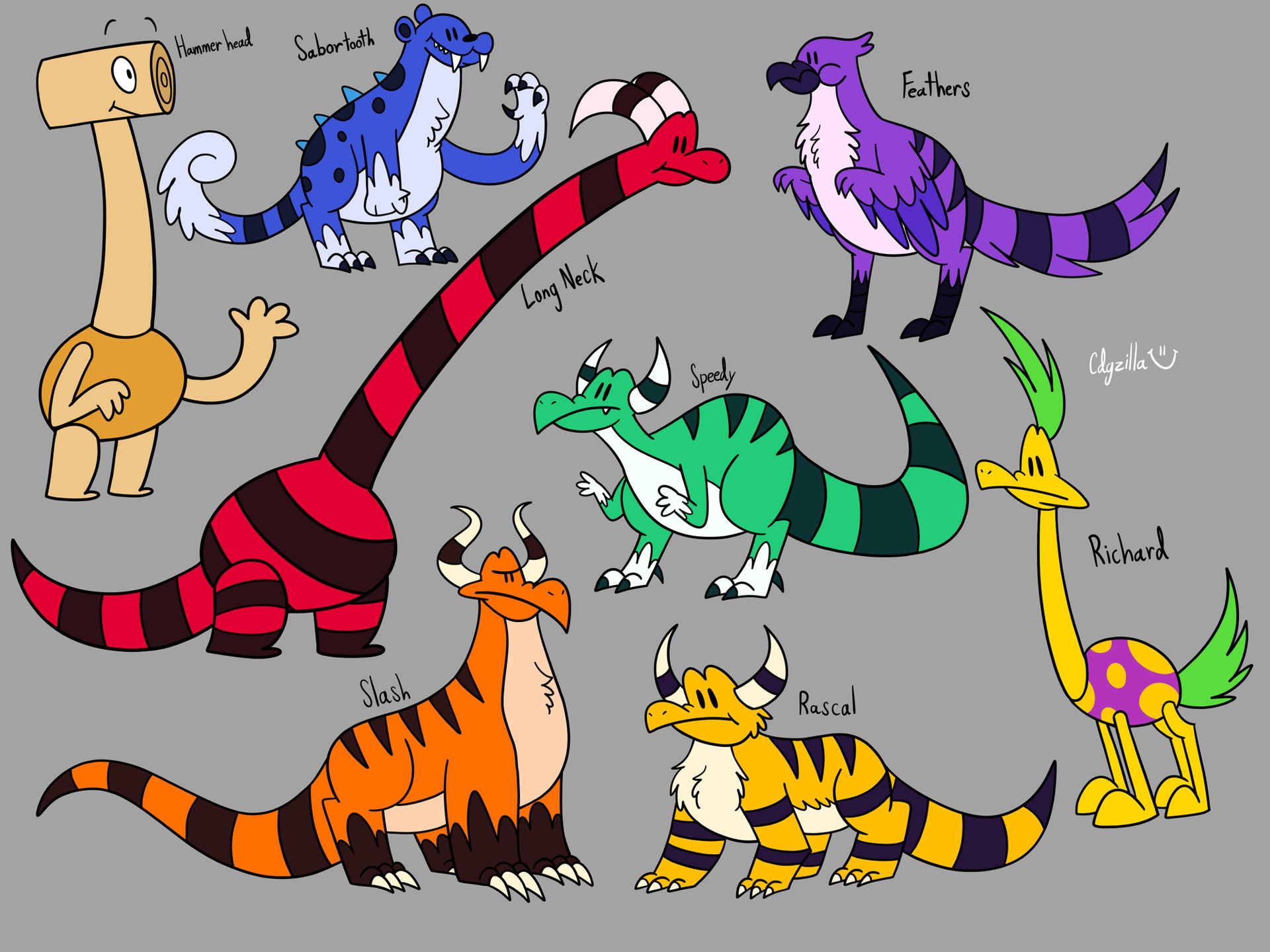 Creature Designs (3) by cdgzilla9000 on DeviantArt