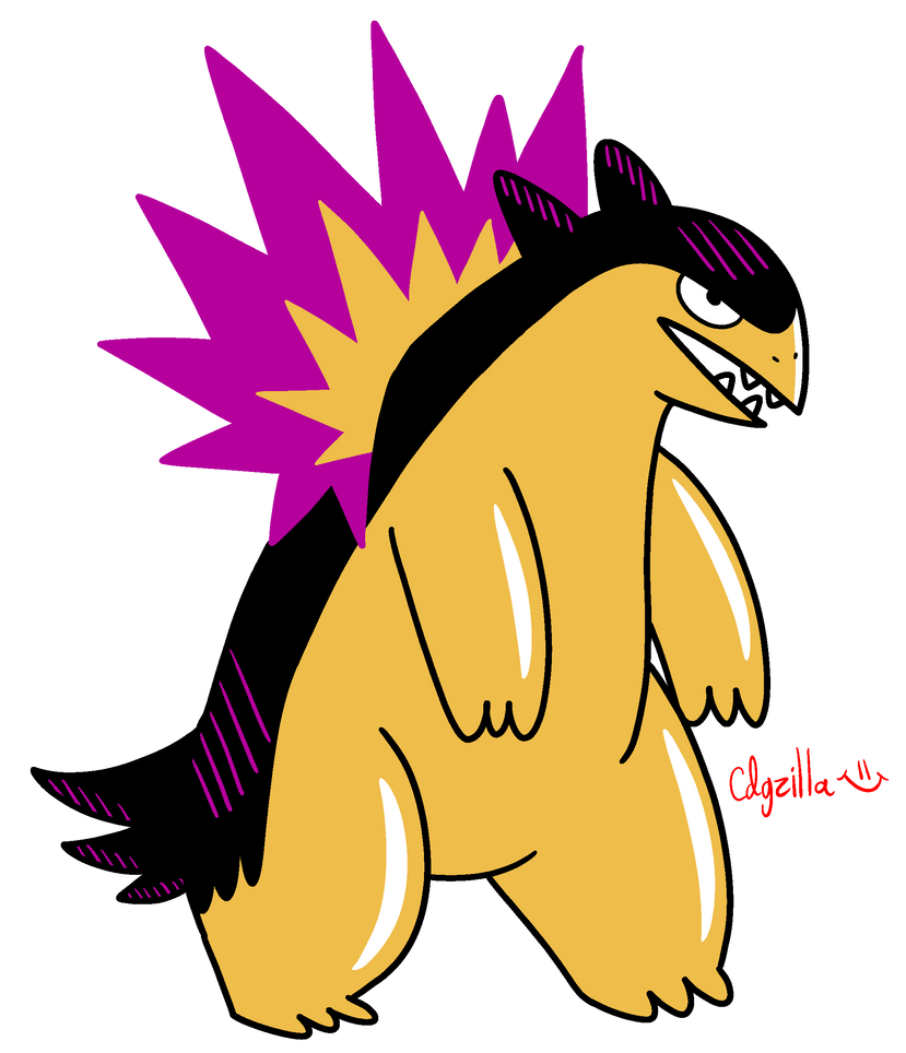 Shiny Typhlosion (GSC) by cdgzilla9000 on DeviantArt