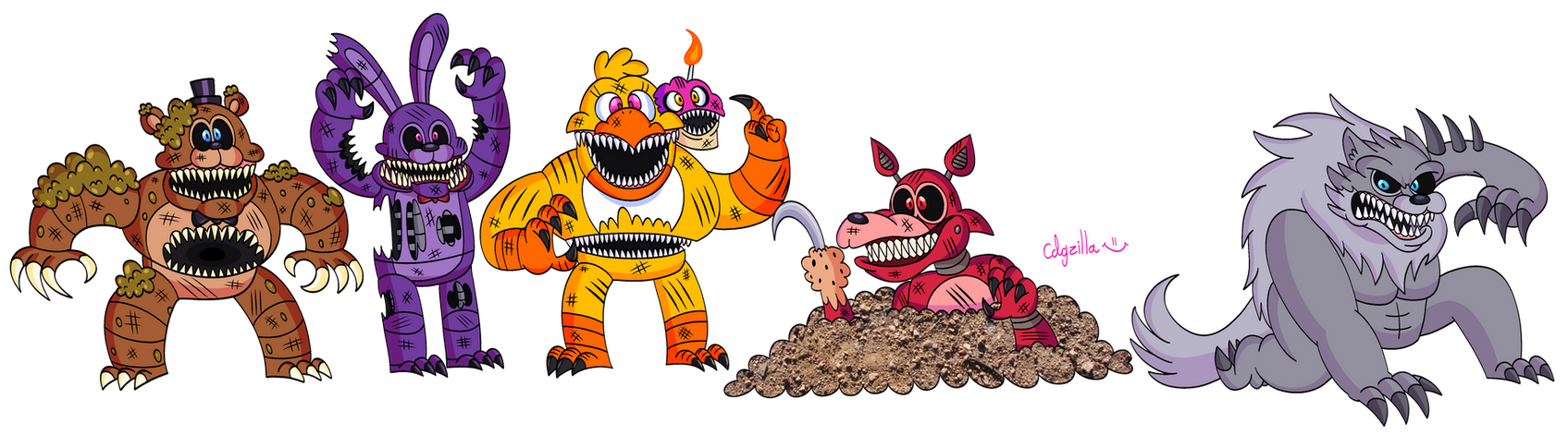 Twisted Animatronics By Cdgzilla9000 On DeviantArt twisted-animatronics-by-cdgzilla9000-on-deviantart