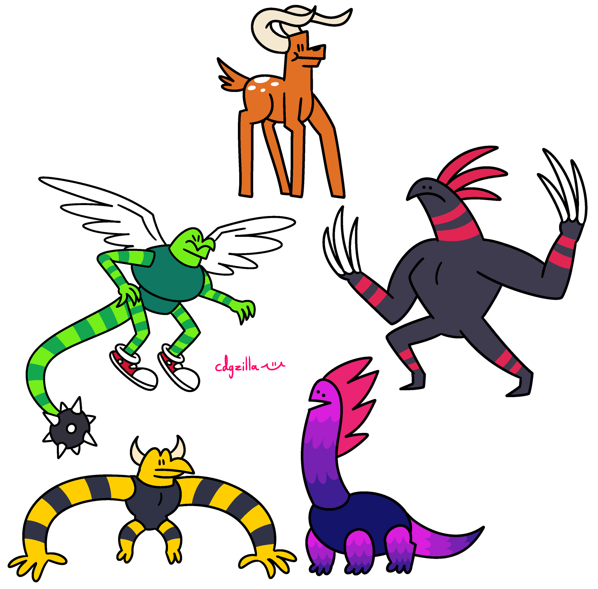 the creature design train keeps on going by cdgzilla9000 on DeviantArt