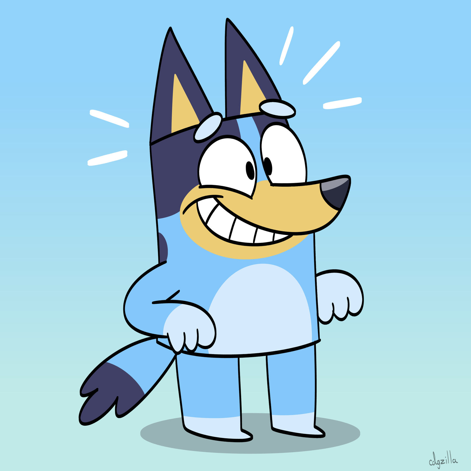 Bluey Adventure Deviantart Bluey by cdgzilla9000 on DeviantArt