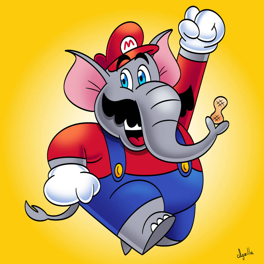 Elefante Rosa Mario Elephant Mario by cdgzilla9000 on DeviantArt