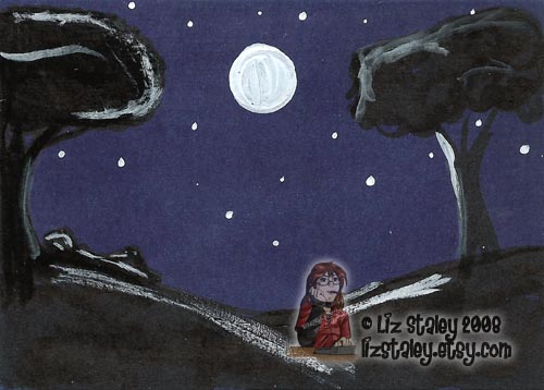 ACEO- 032 Night