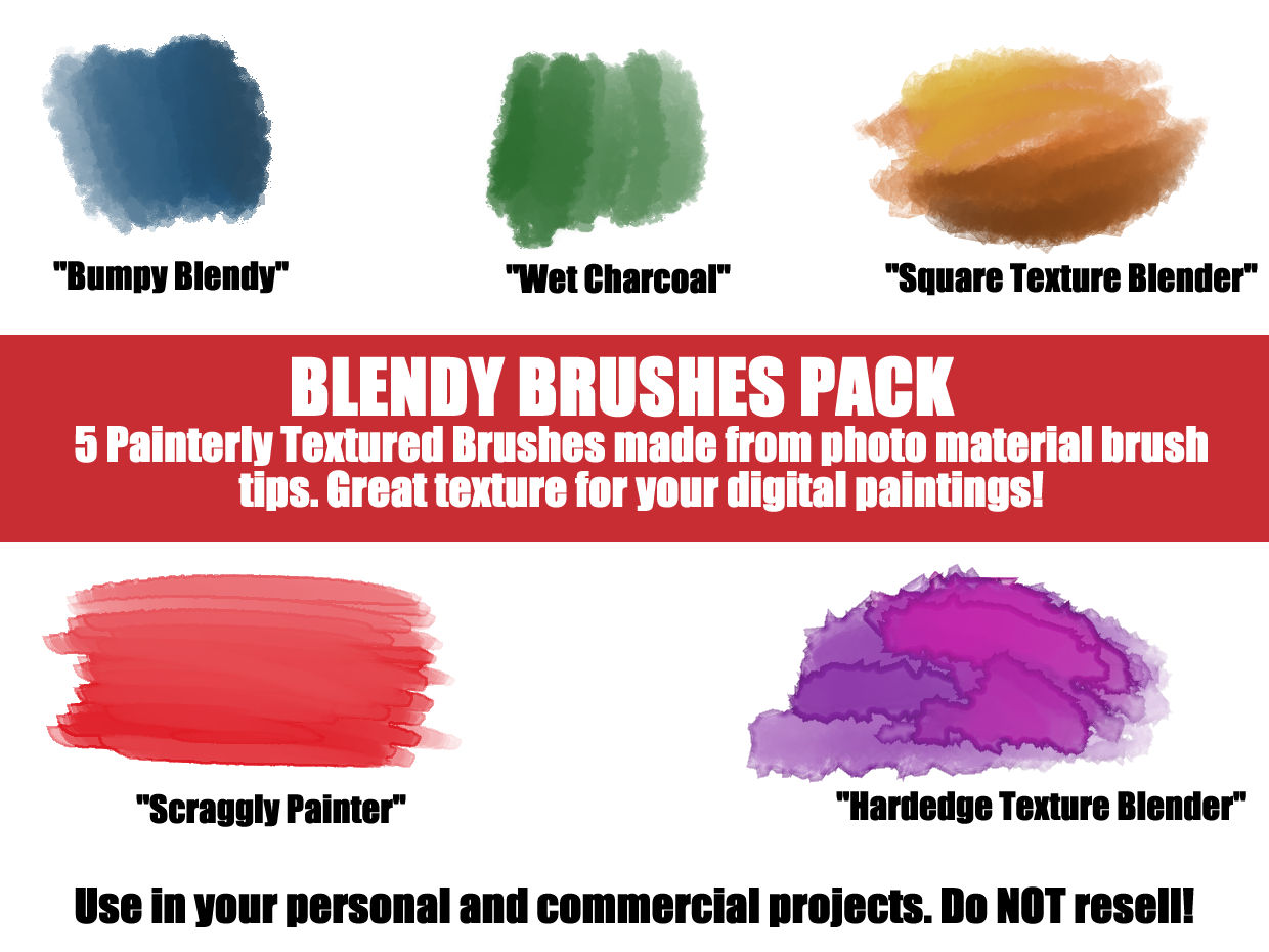 Blendy Brushes- Clip Studio Paint/Manga Studio 5