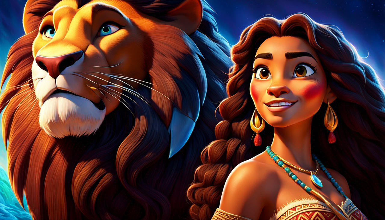 Disney Duo Deviantart Disney Duos: Moana and Mufasa by sterlingsapphire on DeviantArt