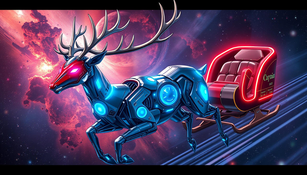 Rocket Rudolph Suddenly Super: Rudolph the Robot Reindeer! by sterlingsapphire on ...