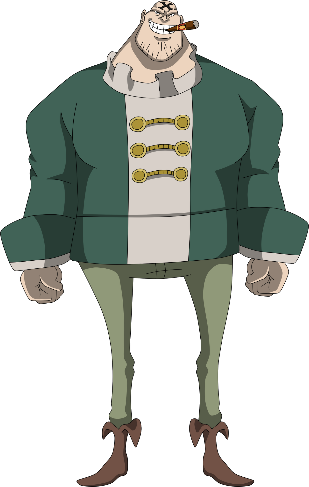 Gol D. Roger's crew: Colonel Mugren by caiquenadal on DeviantArt