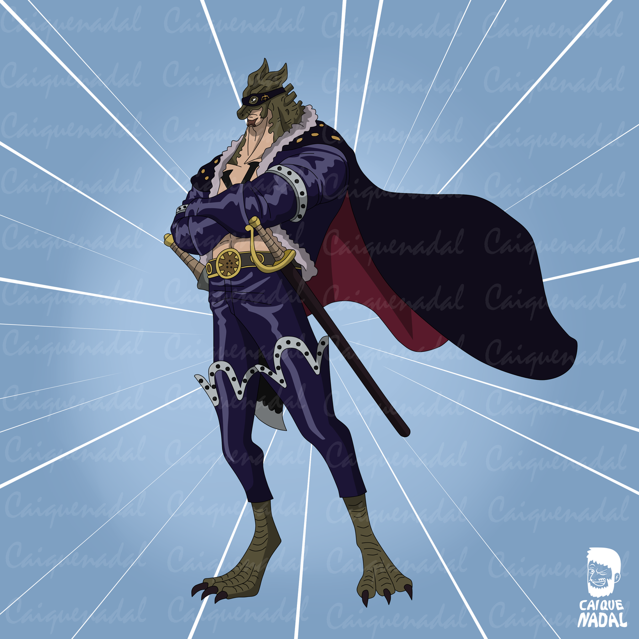 XDrake Hybrid Form One Piece by caiquenadal on DeviantArt