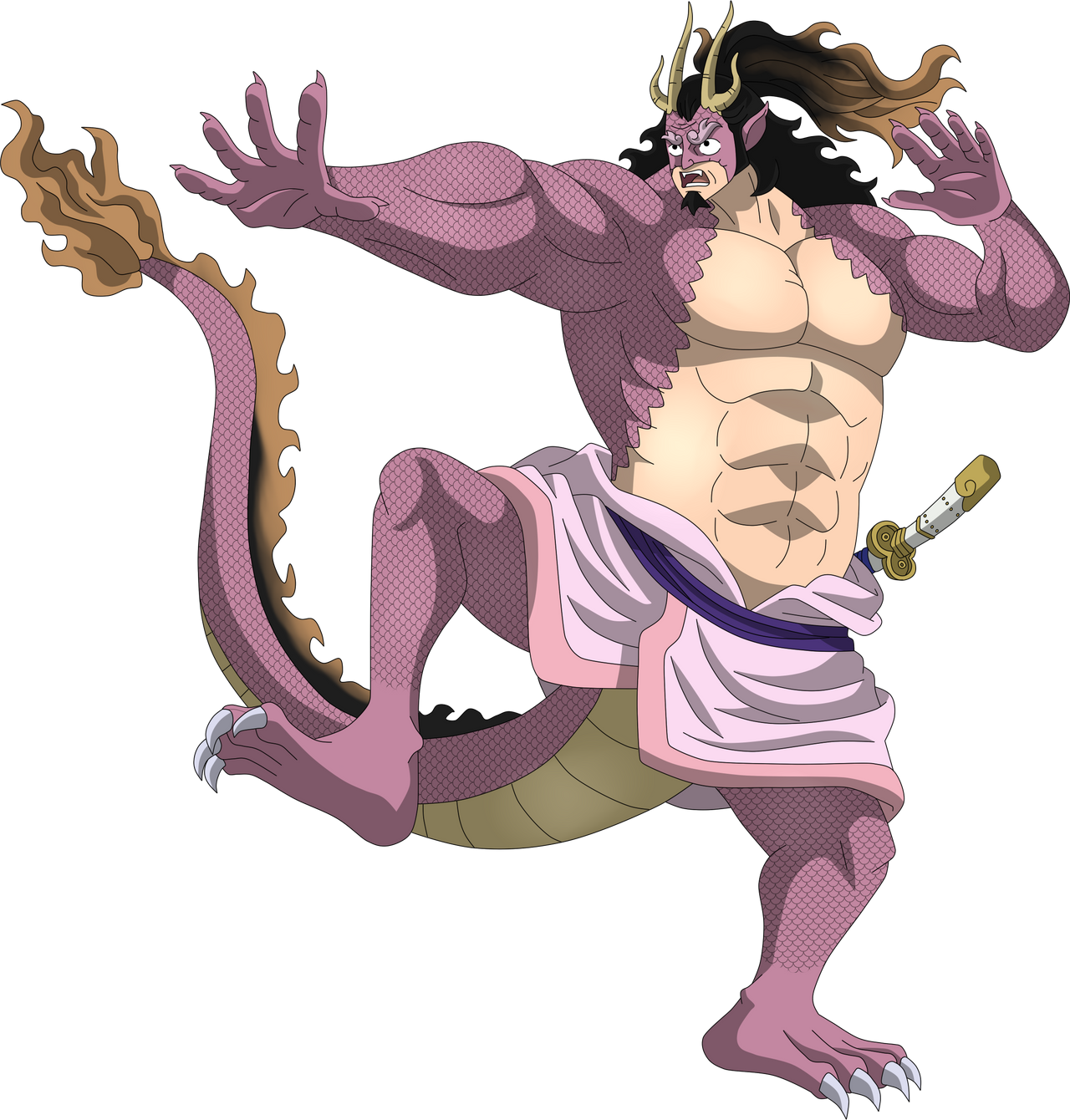 Adulto Kozuki Momonosuke Hybrid Form by caiquenadal on DeviantArt