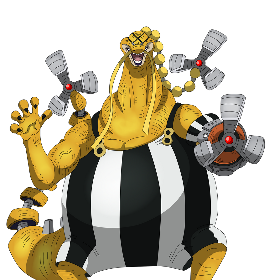 Queen Hybrid Form One Piece by caiquenadal on DeviantArt