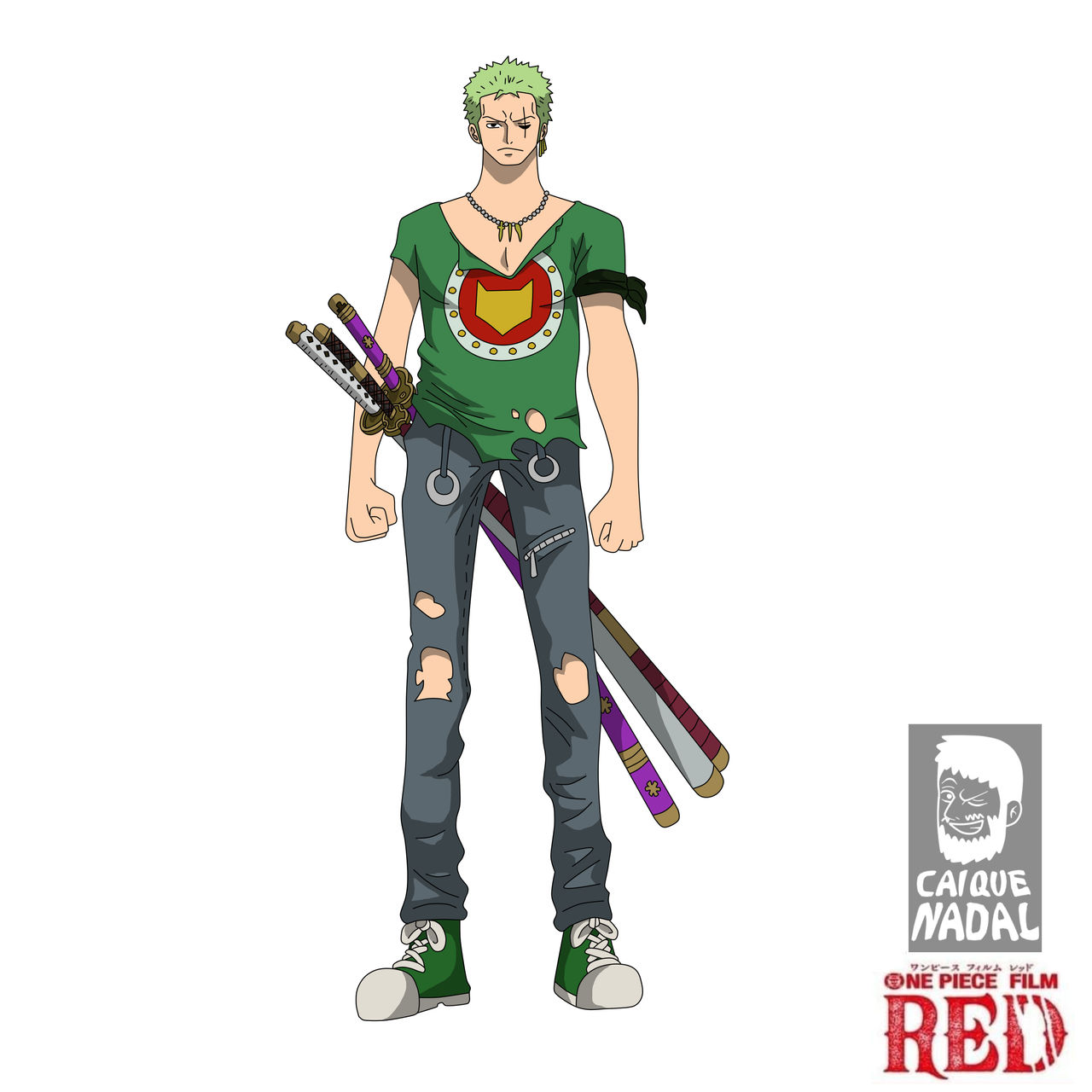 Roronoa Zoro - RED Movie - One Piece by caiquenadal on DeviantArt