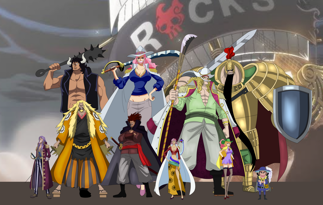 Rocks Pirates - One Piece by caiquenadal on DeviantArt