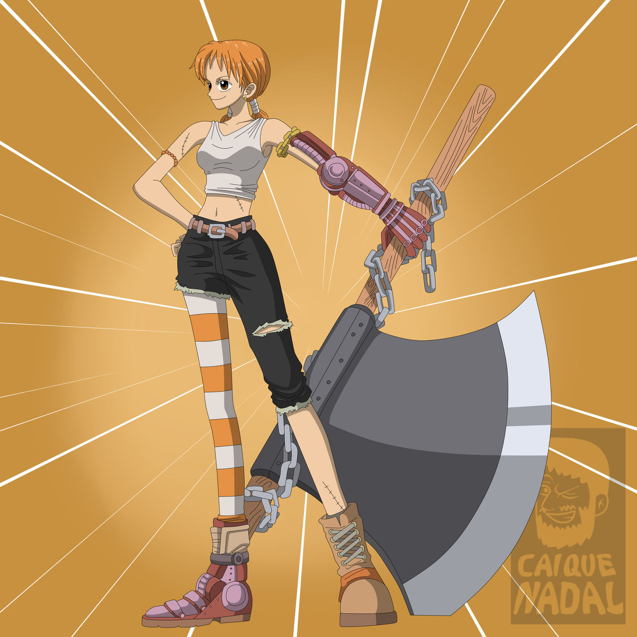 Nami Looks First Look Nami - One Piece by caiquenadal on DeviantArt