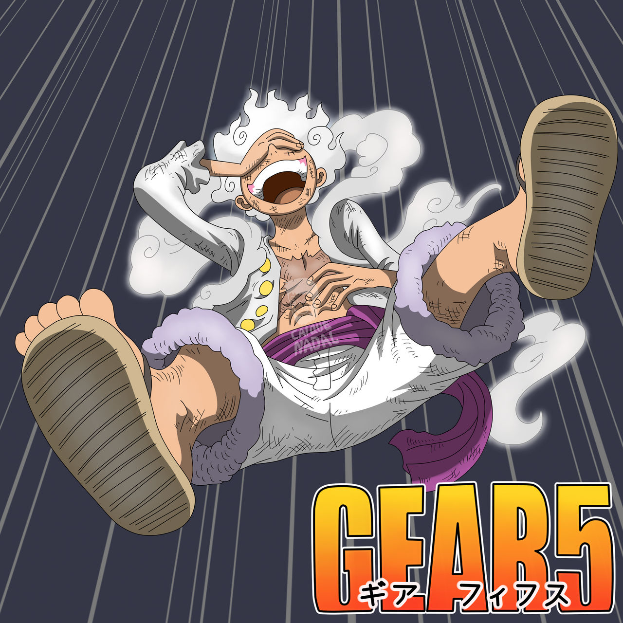 One Piece - Monkey D Luffy Nika by caiquenadal on DeviantArt