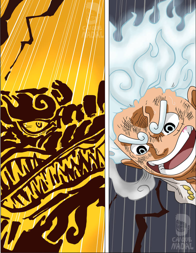 One Piece cap. 1026 // Luffy vs Kaido by goldenhans on DeviantArt
