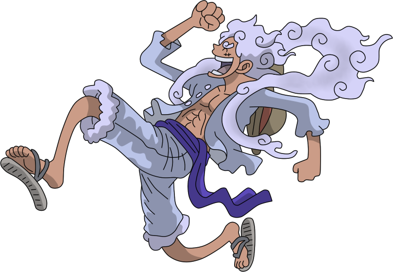 Sun God Nika Gear 5 PNG, Luffy Gear 5 PNG