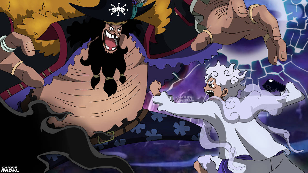 Monkey D Luffy vs Marshall D Teach - One Piece by caiquenadal on DeviantArt