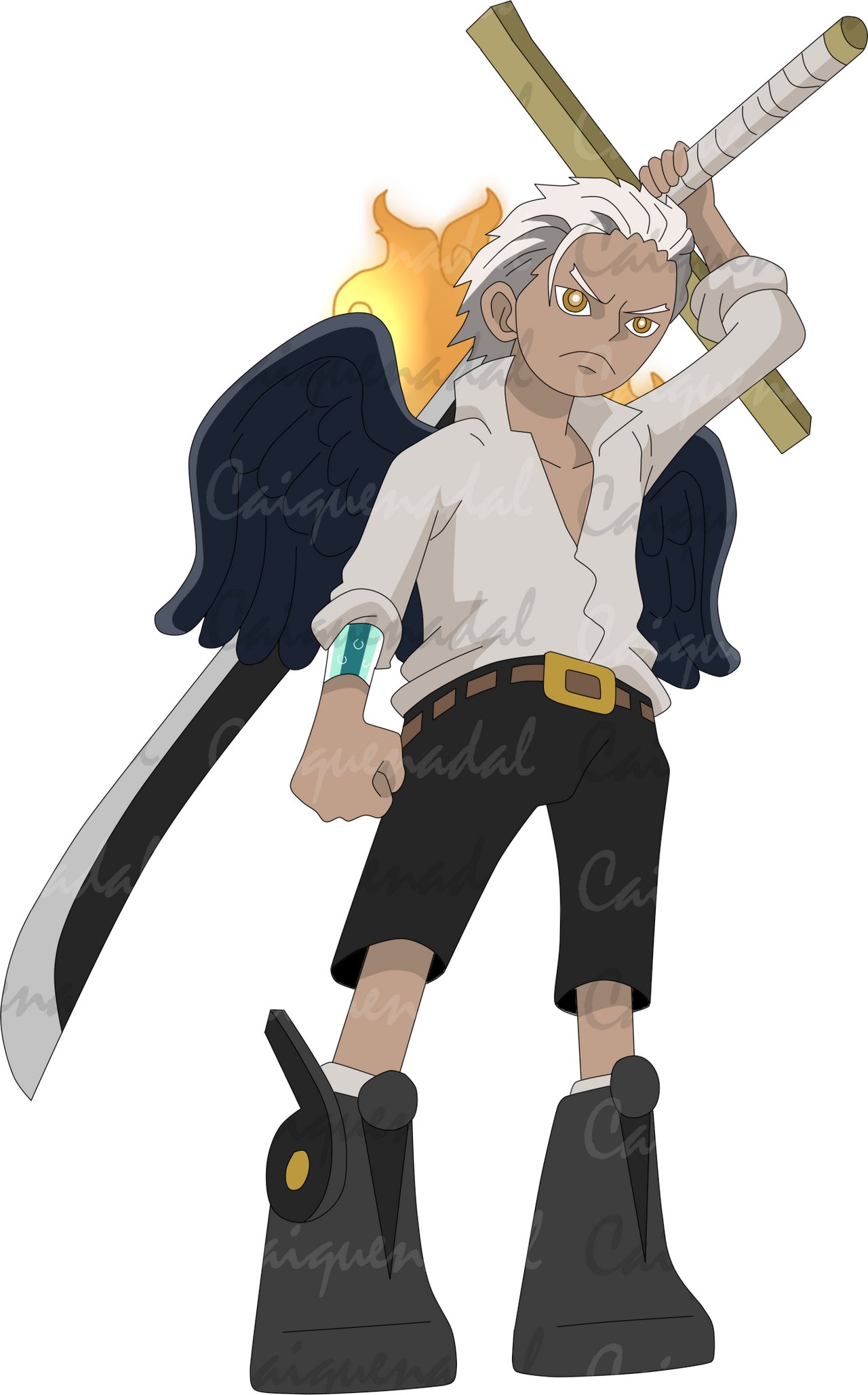 Hawk Sunbow S - Hawk - One Piece by caiquenadal on DeviantArt