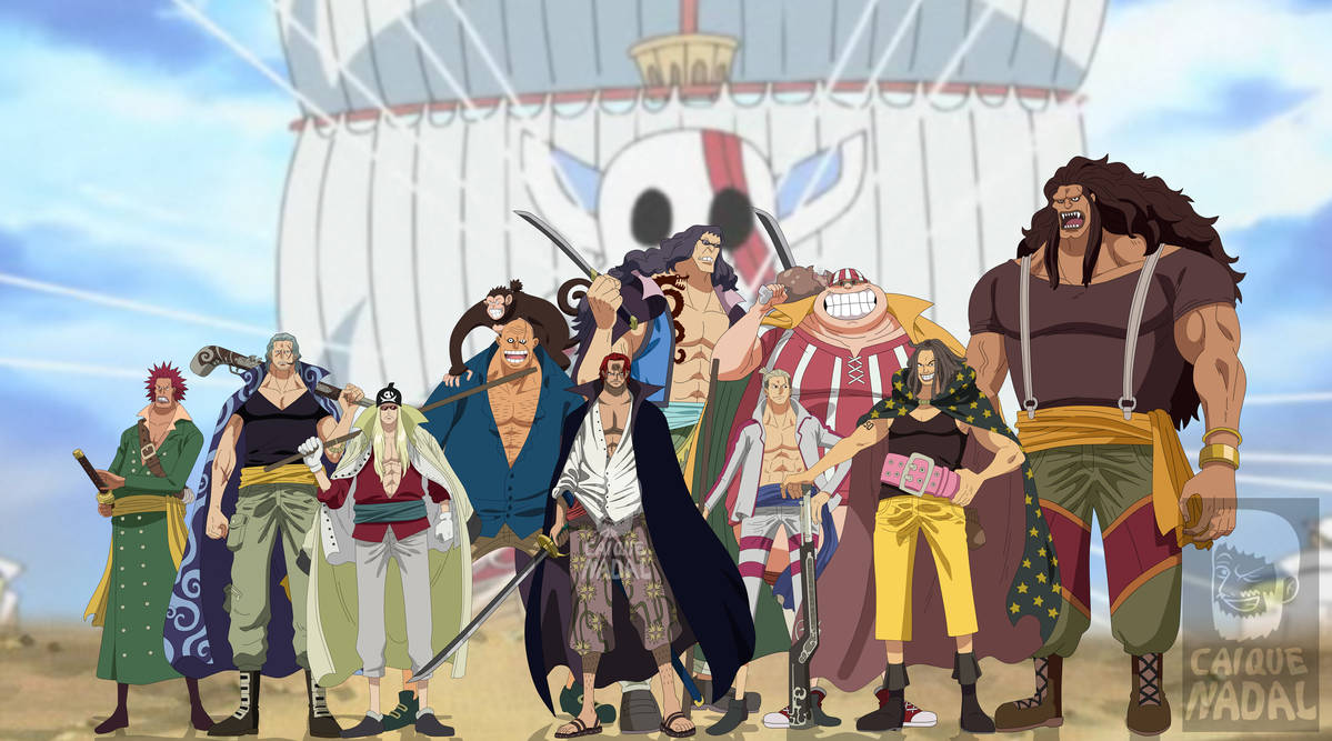 Shanks One Piece Crew Redhair pirates - One Piece by caiquenadal on DeviantArt