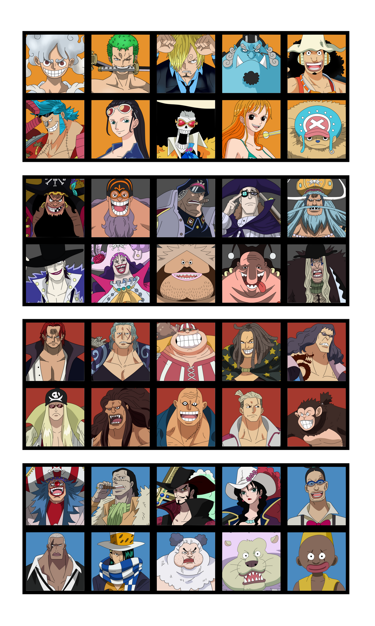 Yonkou Pirates - One Piece by caiquenadal on DeviantArt